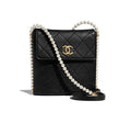 CHANEL QUILTED CALFSKIN ABOUT PEARLS HOBO CROSSBODY BAG