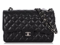 CHANEL CLASSIC CAVIAR QUILTED JUMBO DOUBLE FLAP BAG
