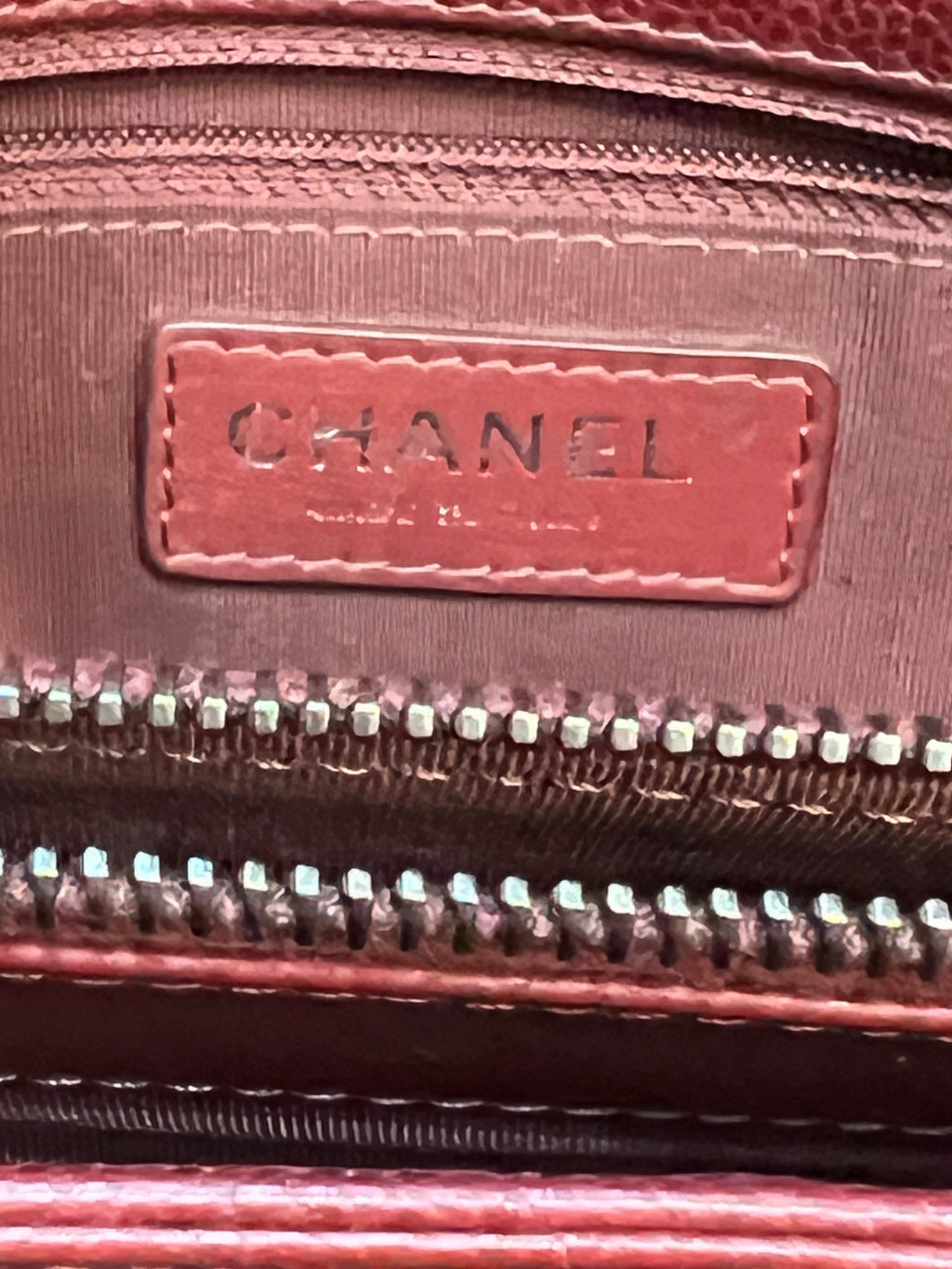 CHANEL CAVIAR QUILTED LEATHER CITY SHOPPER TOTE BAG-HS