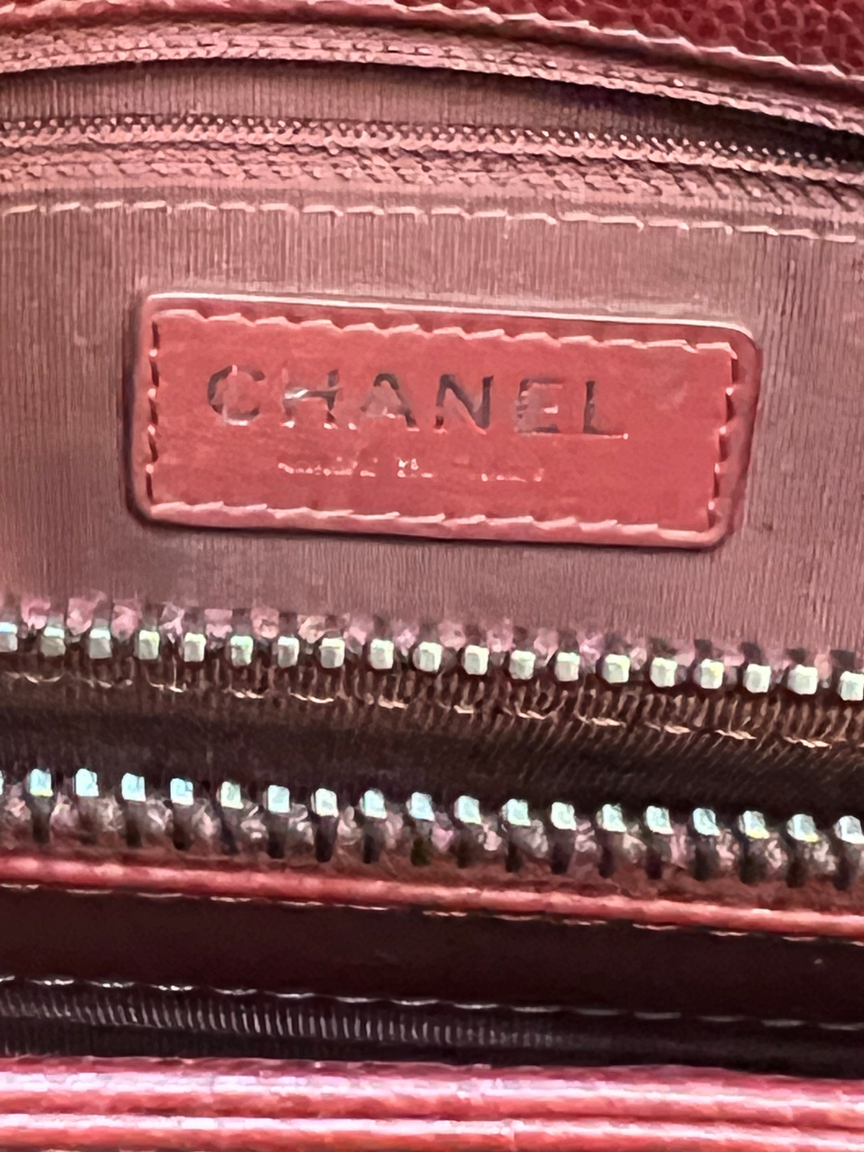 CHANEL CAVIAR QUILTED LEATHER CITY SHOPPER TOTE BAG-HS
