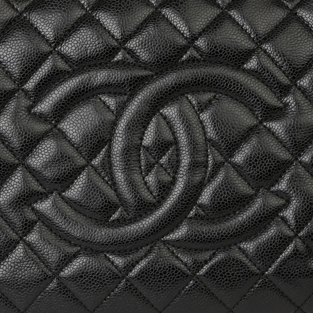 CHANEL CAVIAR QUILTED GRAND SHOPPING TOTE BAG-HS