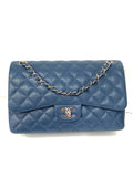 CHANEL CAVIAR QUILTED JUMBO DOUBLE FLAP BAG-HS