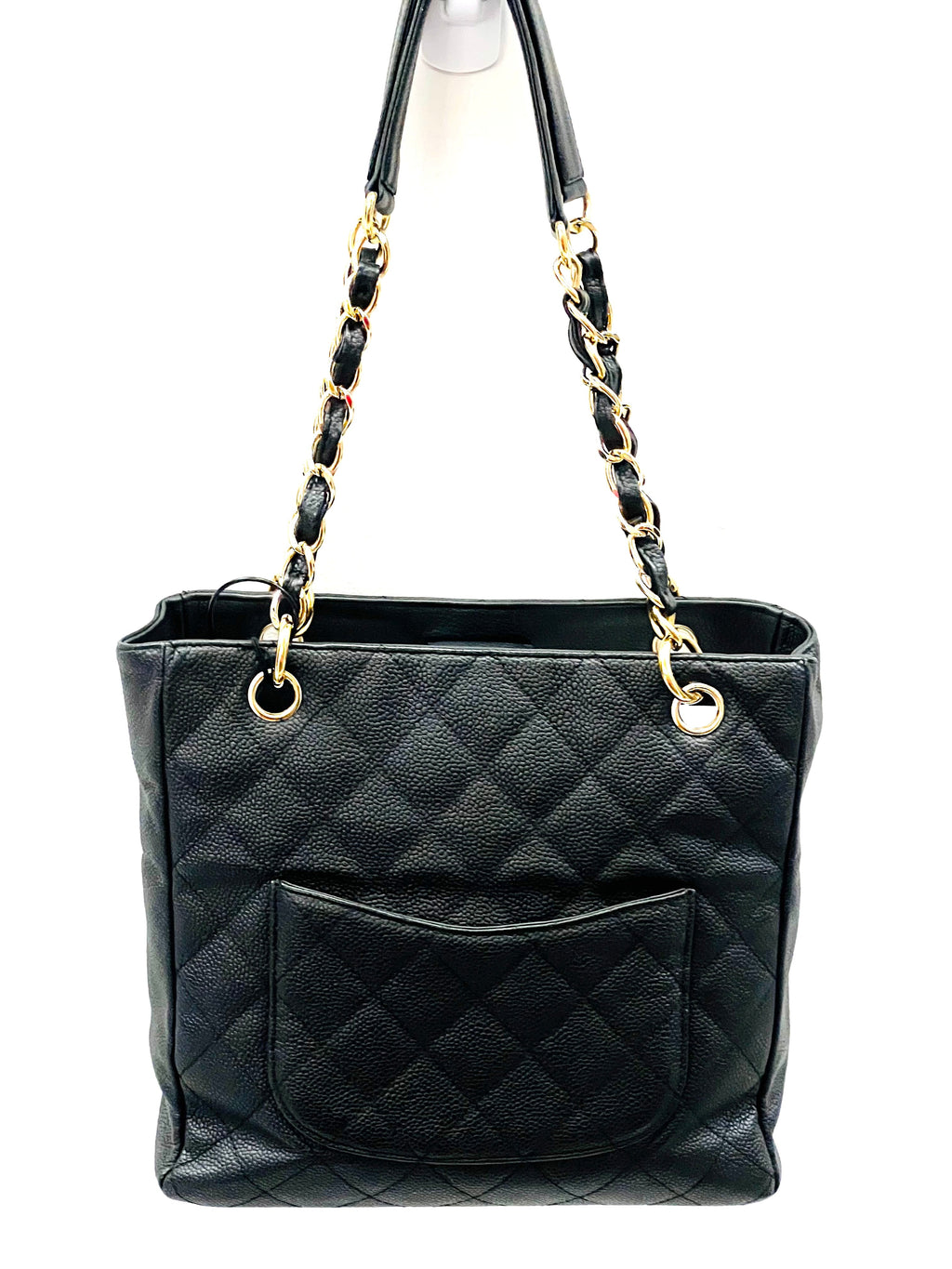 CHANEL CAVIAR QUILTED PETIT SHOPPING TOTE PST