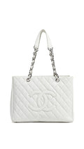 CHANEL CAVIAR QUILTED SHOPPER TOTE BAG