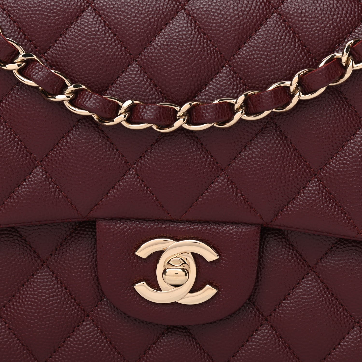 CHANEL CAVIAR QUILTED MEDIUM DOUBLE FLAP BAG
