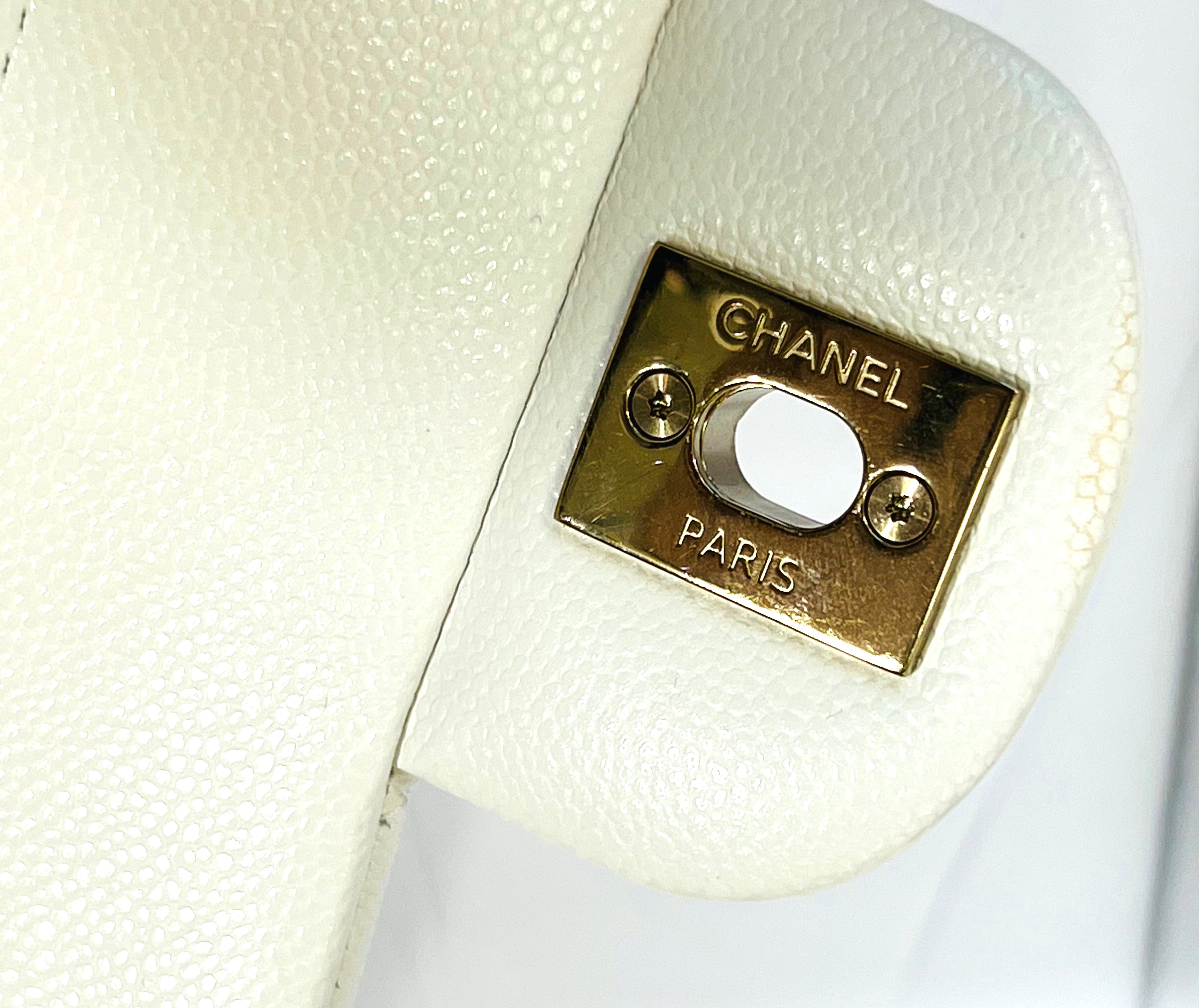 CHANEL CAVIAR QUILTED SMALL CLASSIC DOUBLE FLAP BAG