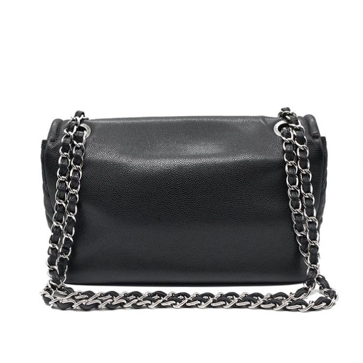 CHANEL CAVIAR LEATHER LARGE TIMELESS CC FLAP BAG