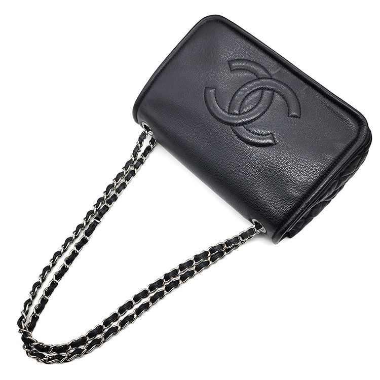 CHANEL CAVIAR LEATHER LARGE TIMELESS CC FLAP BAG