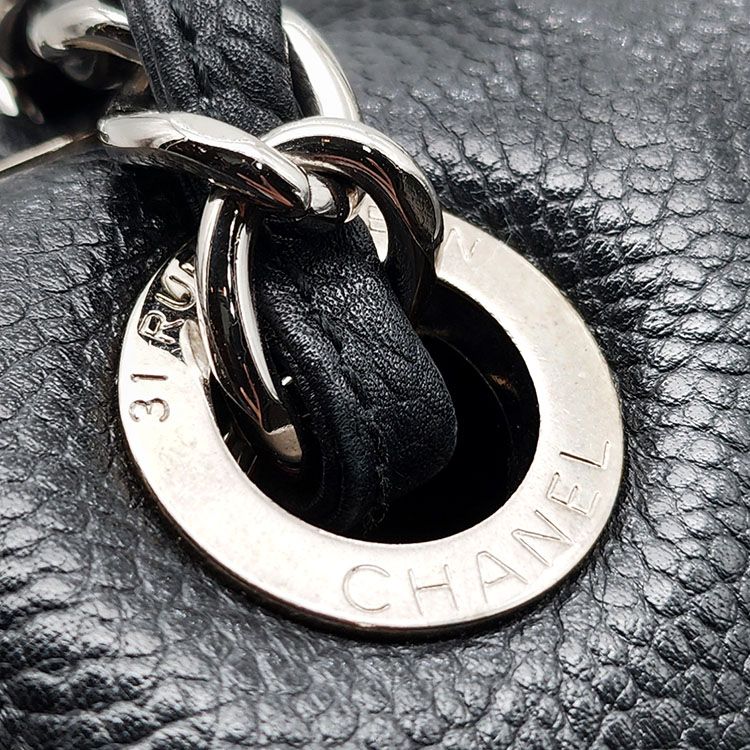 CHANEL CAVIAR LEATHER LARGE TIMELESS CC FLAP BAG