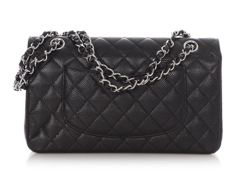 CHANEL CLASSIC  CAVIAR QUILTED DOUBLE FLAP MEDIUM BAG