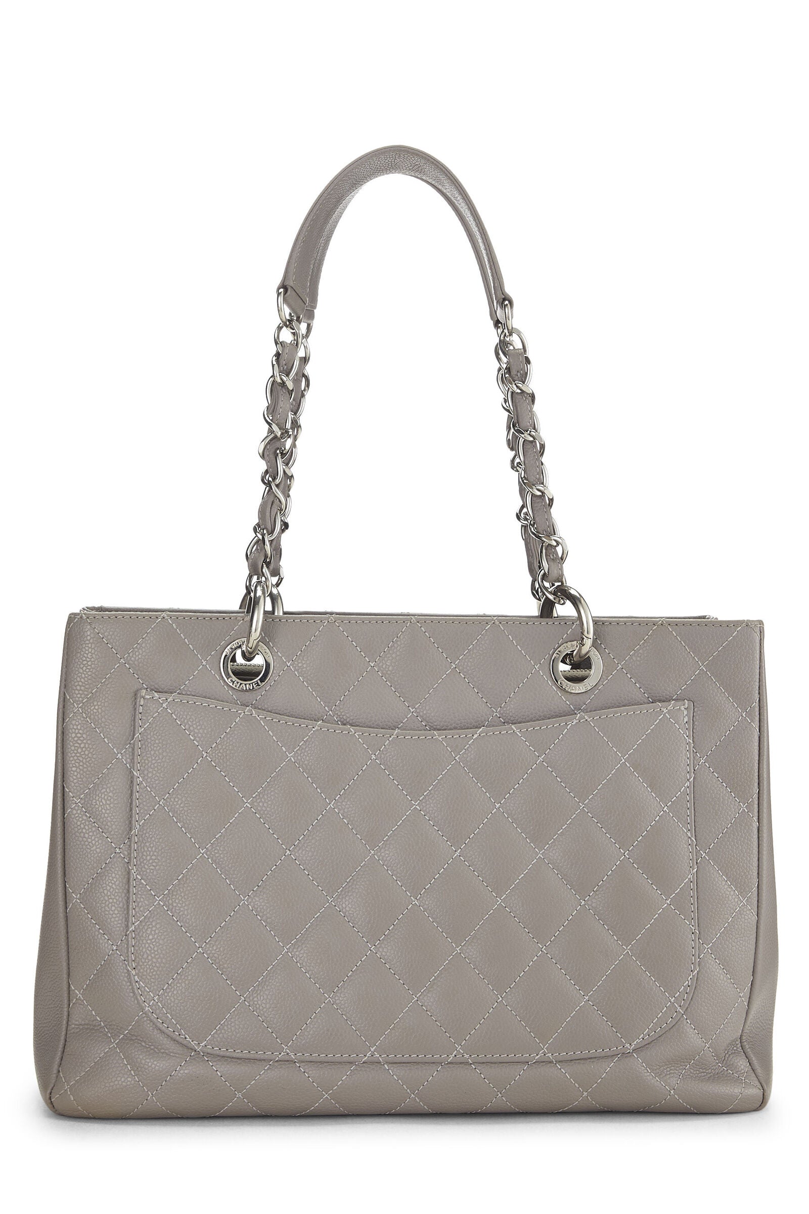 CHANEL CAVIAR QUILTED GRAND SHOPPING TOTE GST