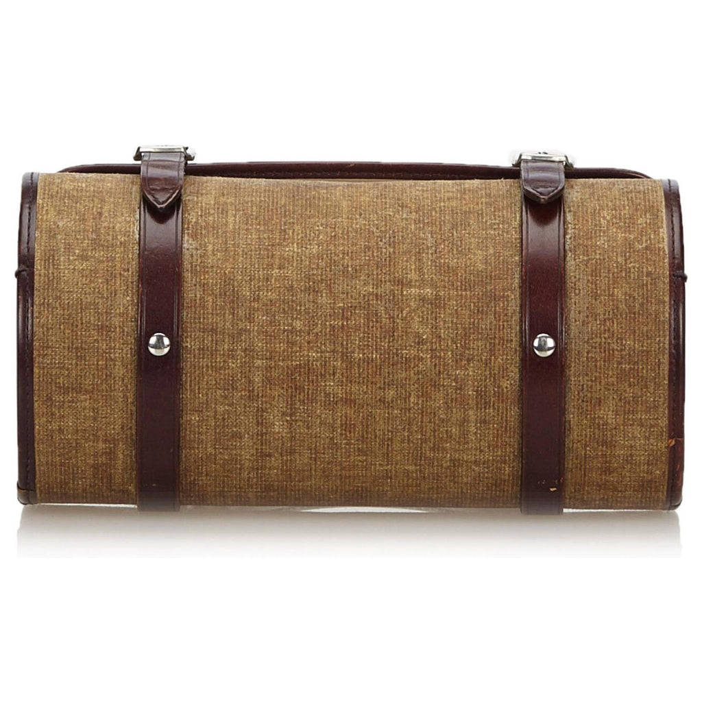 CHANEL CLASSIC TAN MINI BARREL HANDBAG