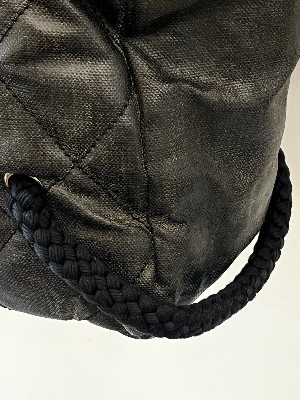 CHANEL COATET CANVAS LARGE CC TOTE BAG