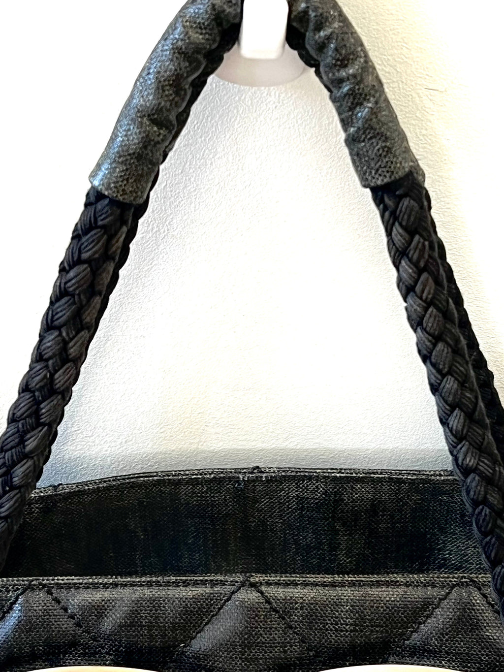 CHANEL COATET CANVAS LARGE CC TOTE BAG