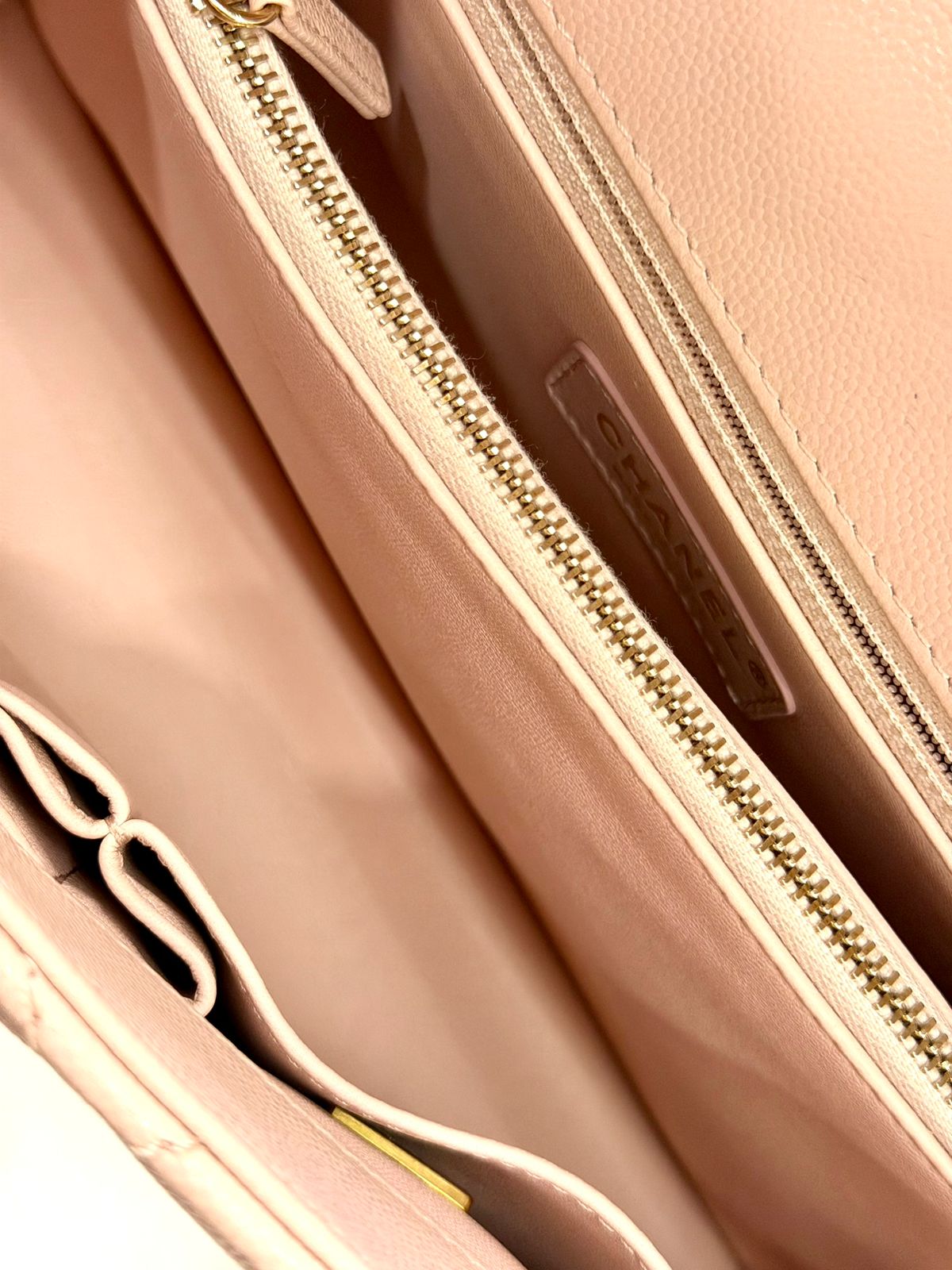 CHANEL COCO TOP HANDLE CAVIAR QUILTED MEDIUM FLAP BAG