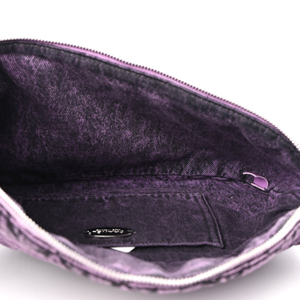 CHANEL DENIM QUILTED DENIMPRESSION WAIST BAG