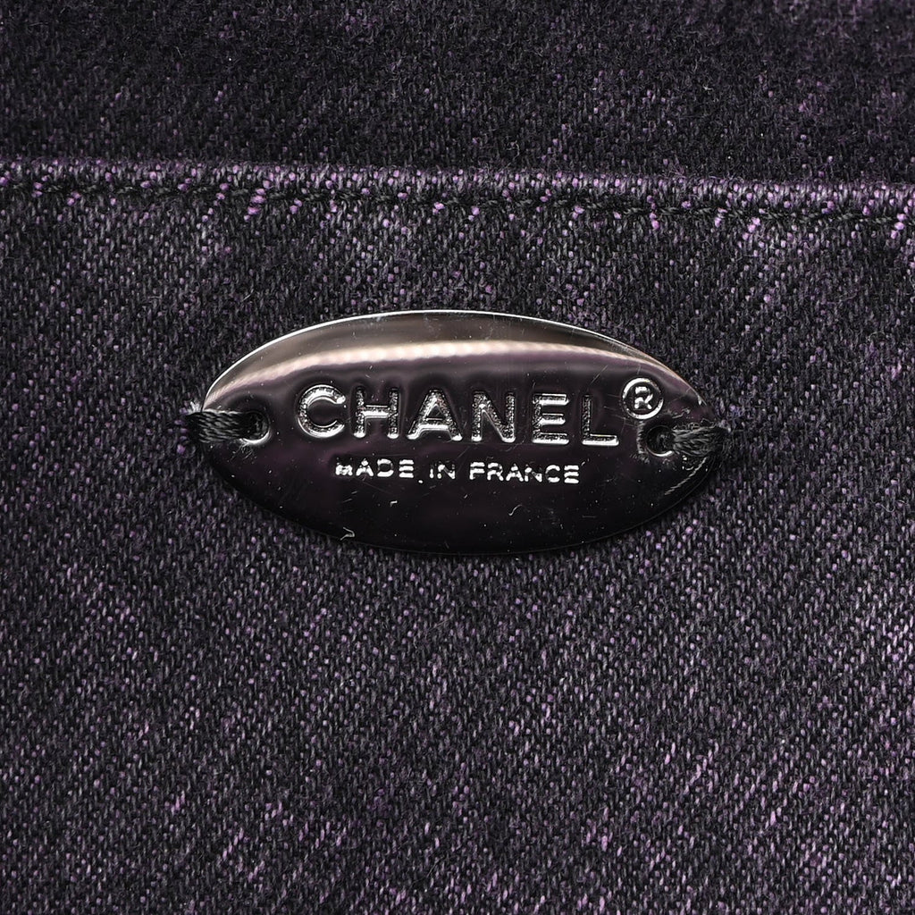 CHANEL DENIM QUILTED DENIMPRESSION WAIST BAG
