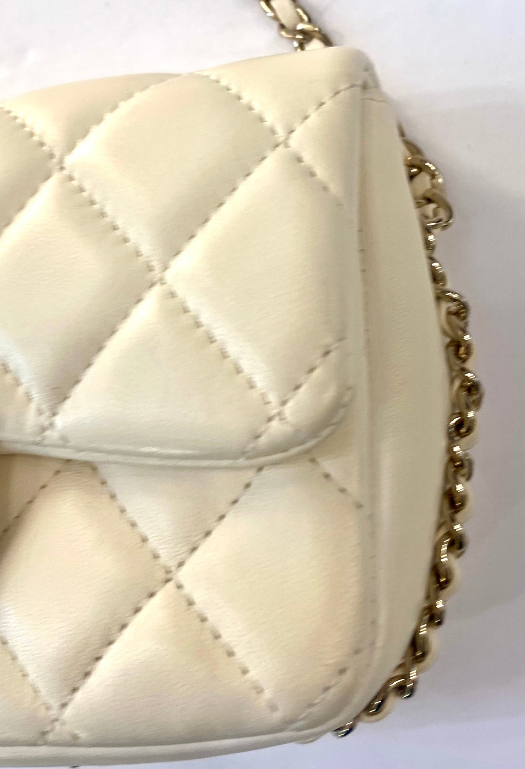 CHANEL QUILTED LAMBSKIN MY PRECIOUS MINI FLAP BAG
