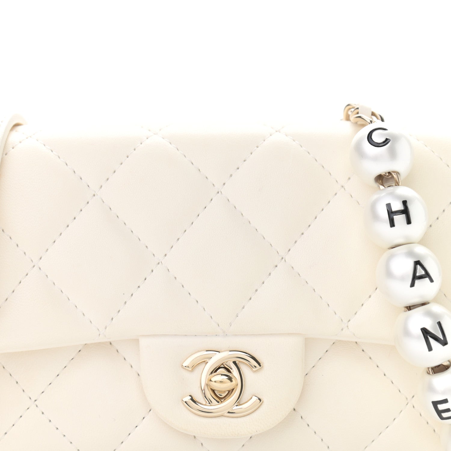 CHANEL QUILTED LAMBSKIN MY PRECIOUS MINI FLAP BAG