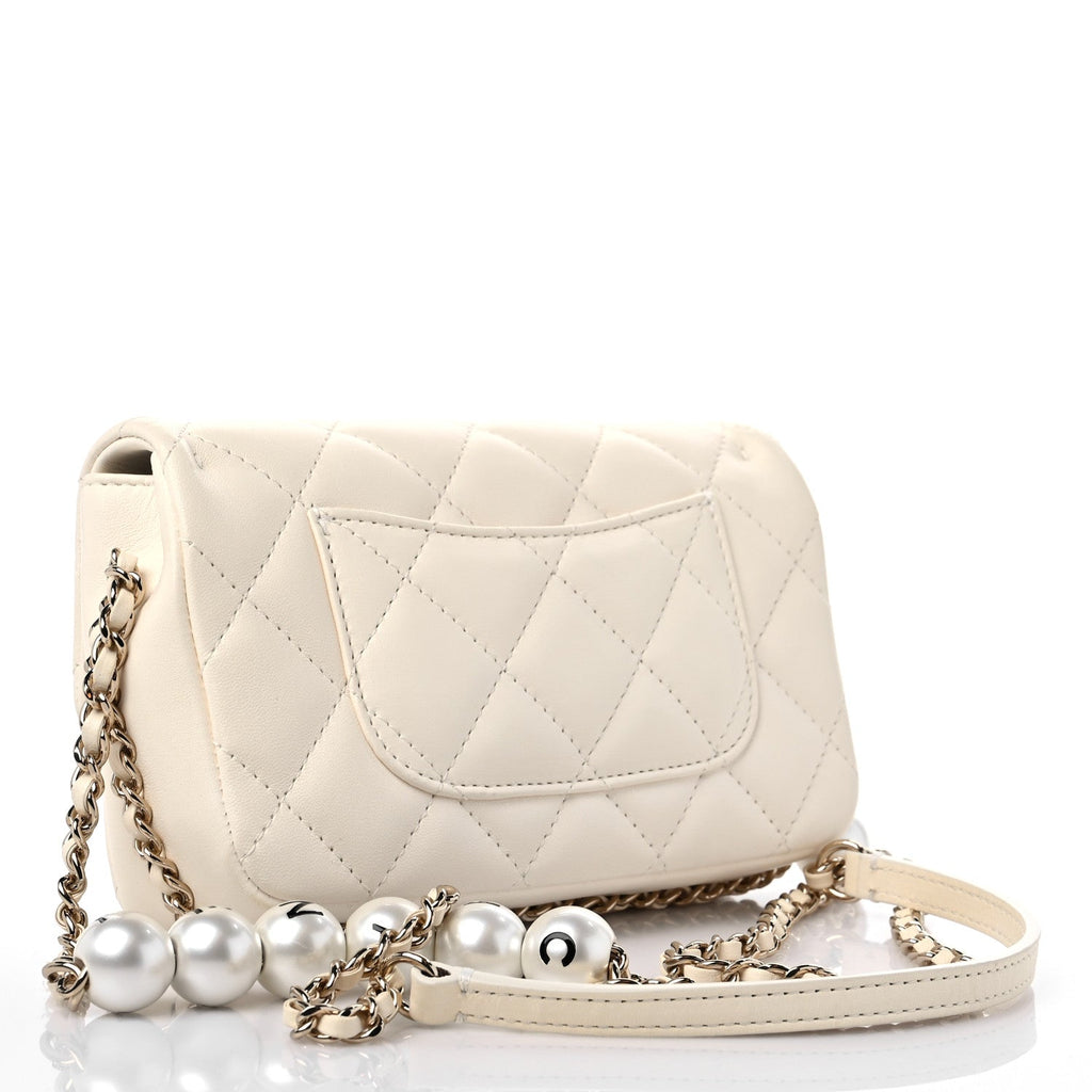 CHANEL QUILTED LAMBSKIN MY PRECIOUS MINI FLAP BAG
