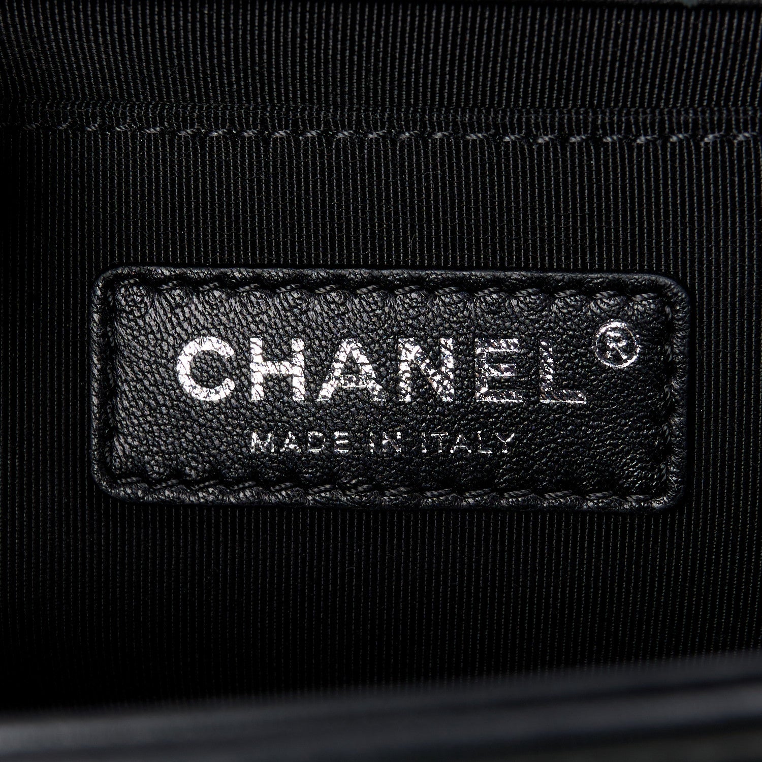 CHANEL HOLOGRAPHIC CHEVRON LAMBSKIN MEDIUM BOY BAG