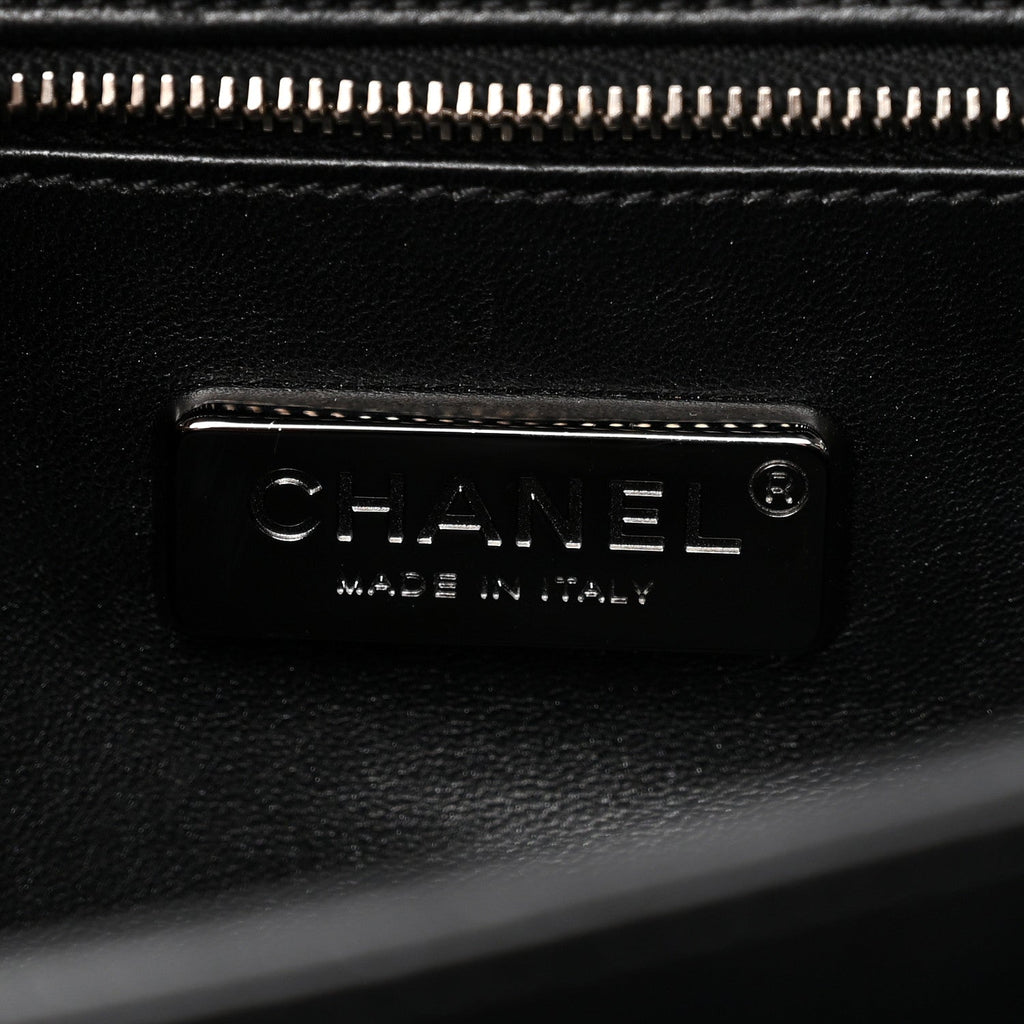 CHANEL CC PYTHON LARGE PERFECT EDGE SLAP SHOULDER BAG