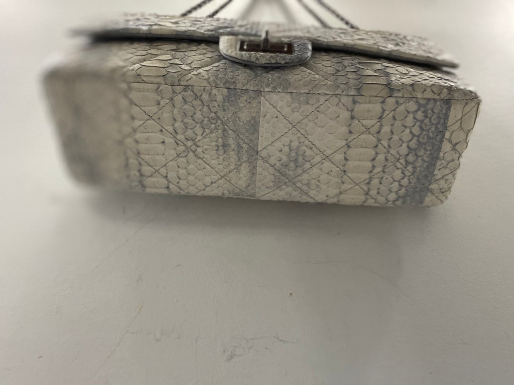 CHANEL PYTHON REISSUE 2.55 JUMBO FLAP BAG