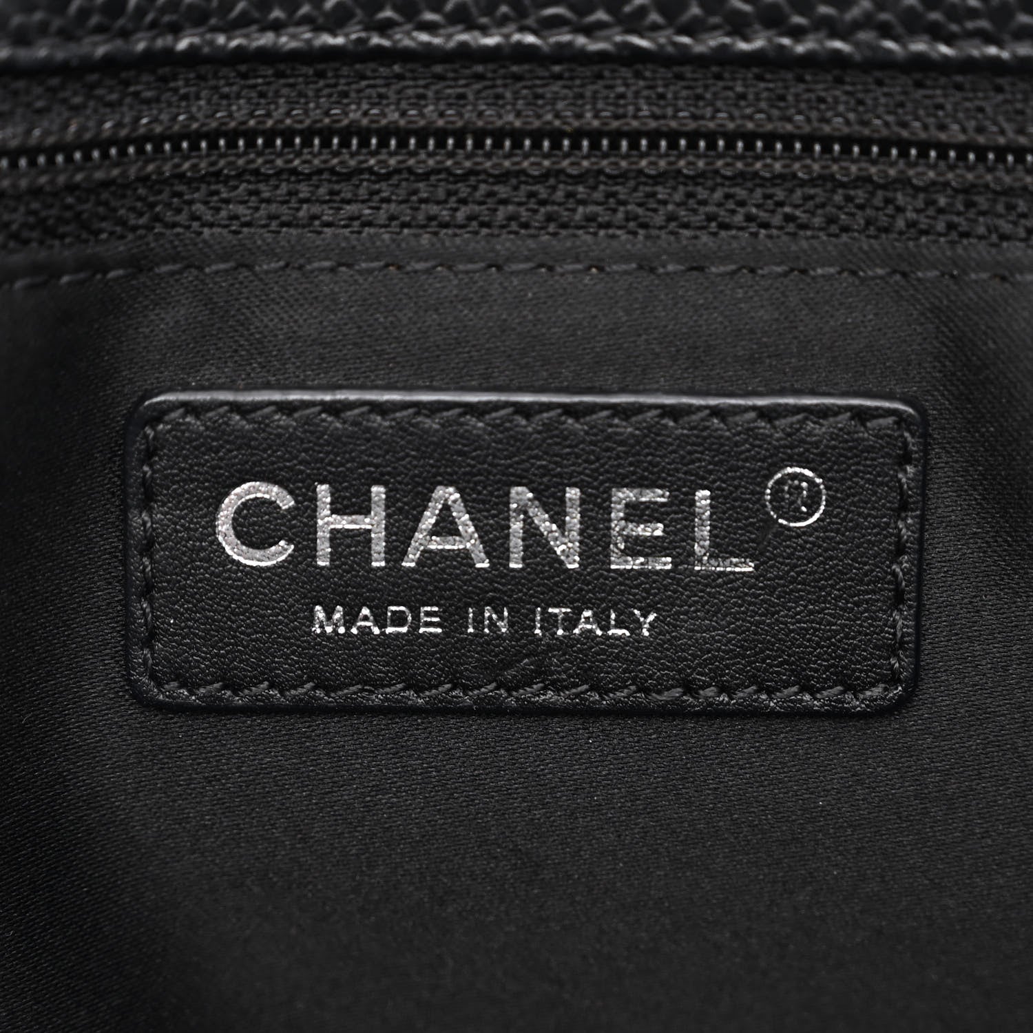 CHANEL QUILTED CAVIAR GRAND SHOPPING TOTE BAG GST