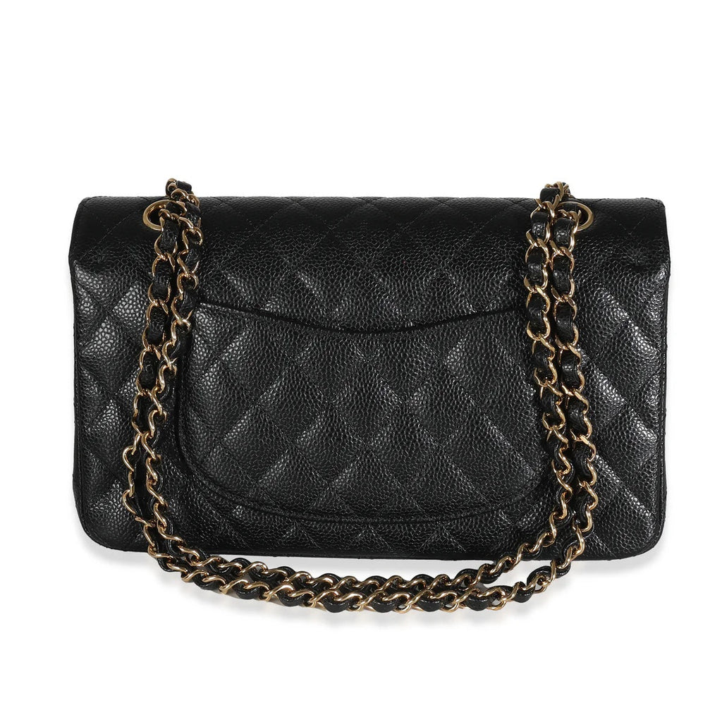CHANEL CAVIAR QUILTED MEDIUM CLASSIC DOUBLE FLAP BAG