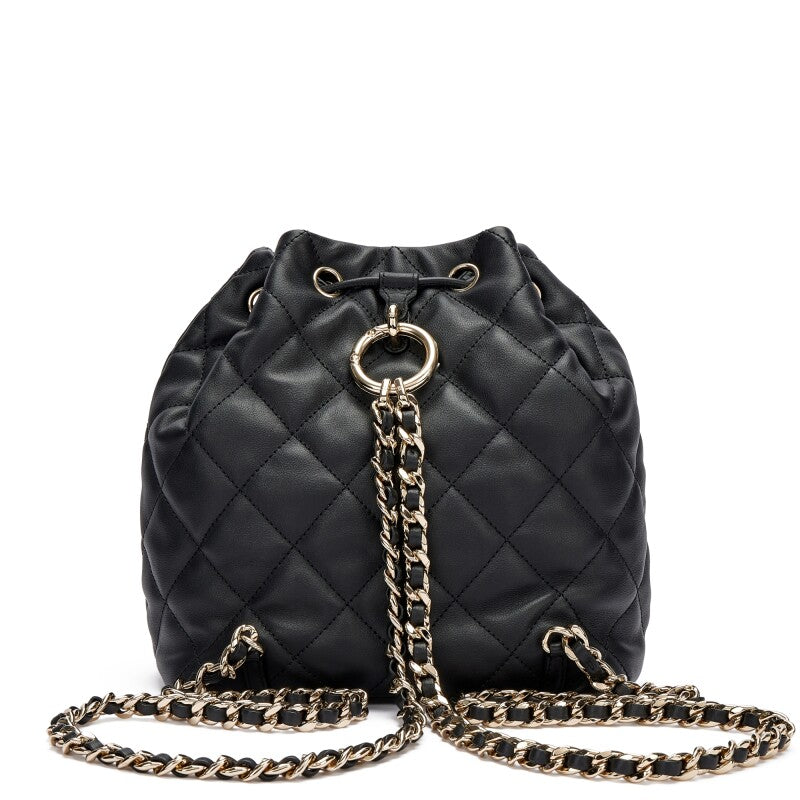 CHANEL 2023 QUILTED LAMBSKIN DUMA SMALL BACKPACK