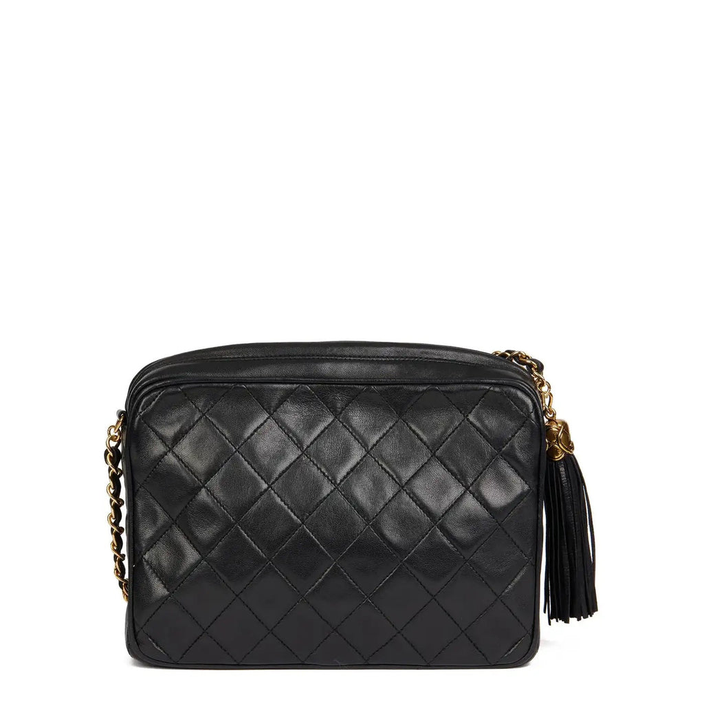 CHANEL TIMELESS QUILTED LAMBSKIN SMALL TASSEL CAMERA BAG