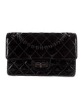 CHANEL QUILTED PATENT LEATHER REISSUE SO BLACK MINI FLAP BAG