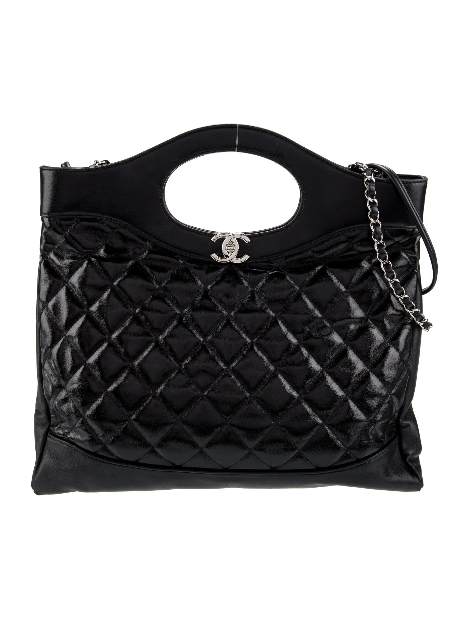 CHANEL 31 LARGE QUILTED LAMBSKIN SHOPPING BAG