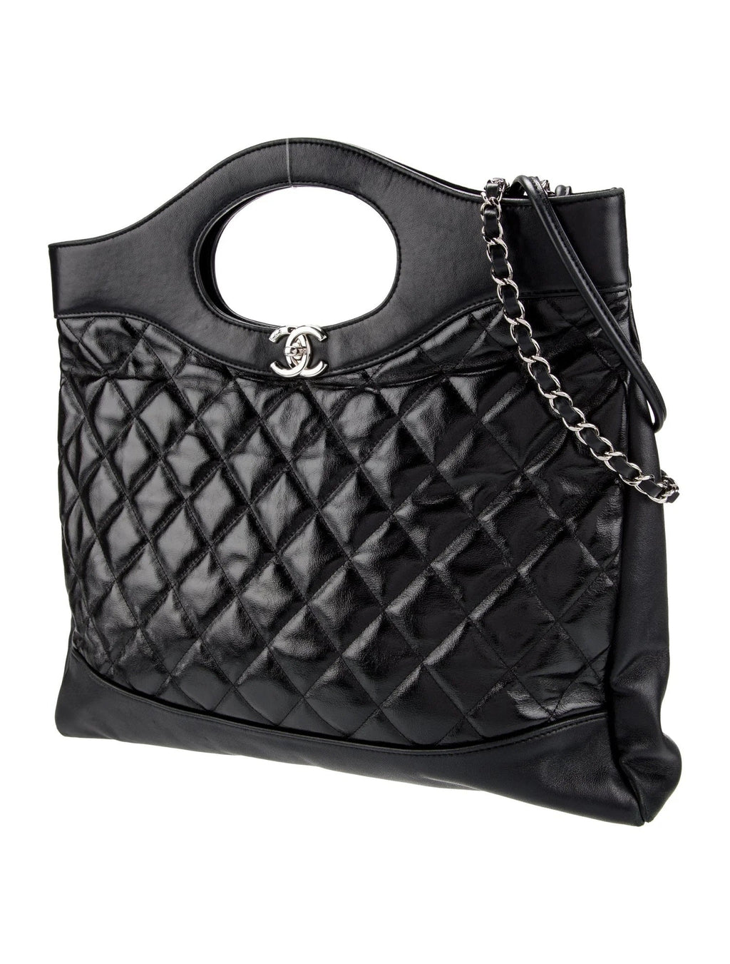 CHANEL 31 LARGE QUILTED LAMBSKIN SHOPPING BAG