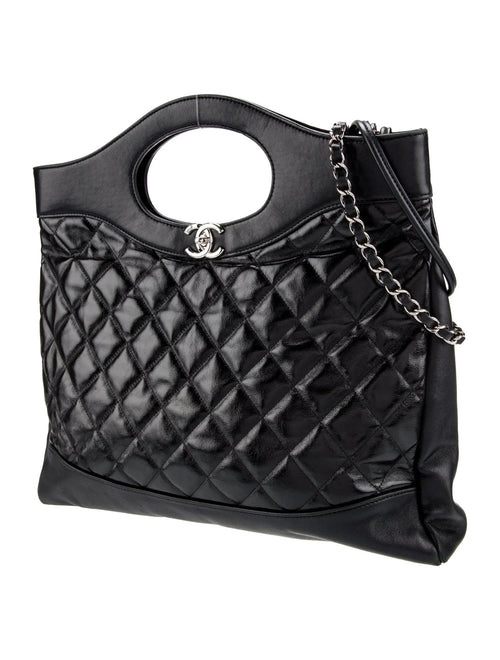 CHANEL 31 LARGE QUILTED LAMBSKIN SHOPPING BAG
