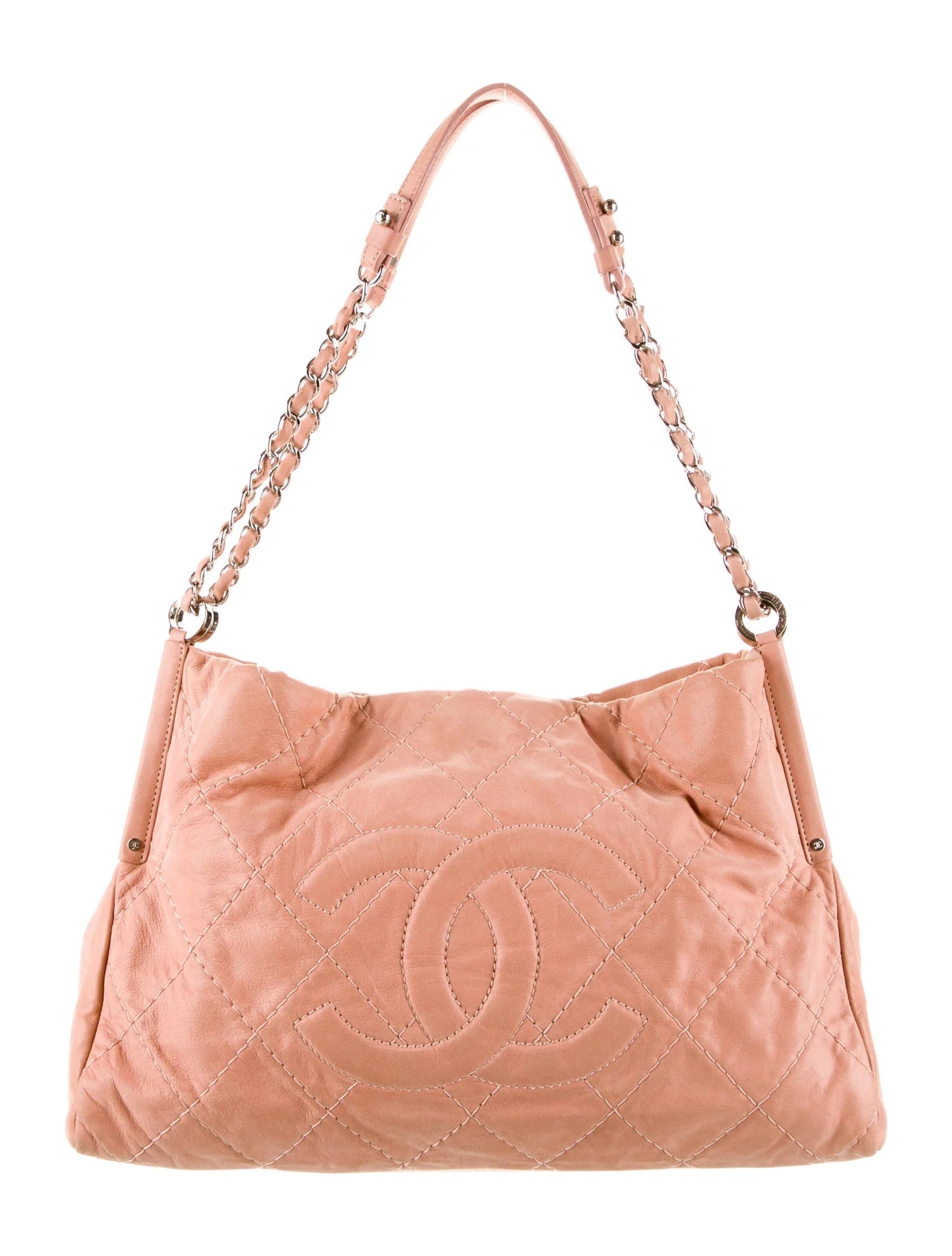 CHANEL QUILTED CALFSKIN LEATHER SEA HIT IRIDESCENT LARGE TOTE BAG