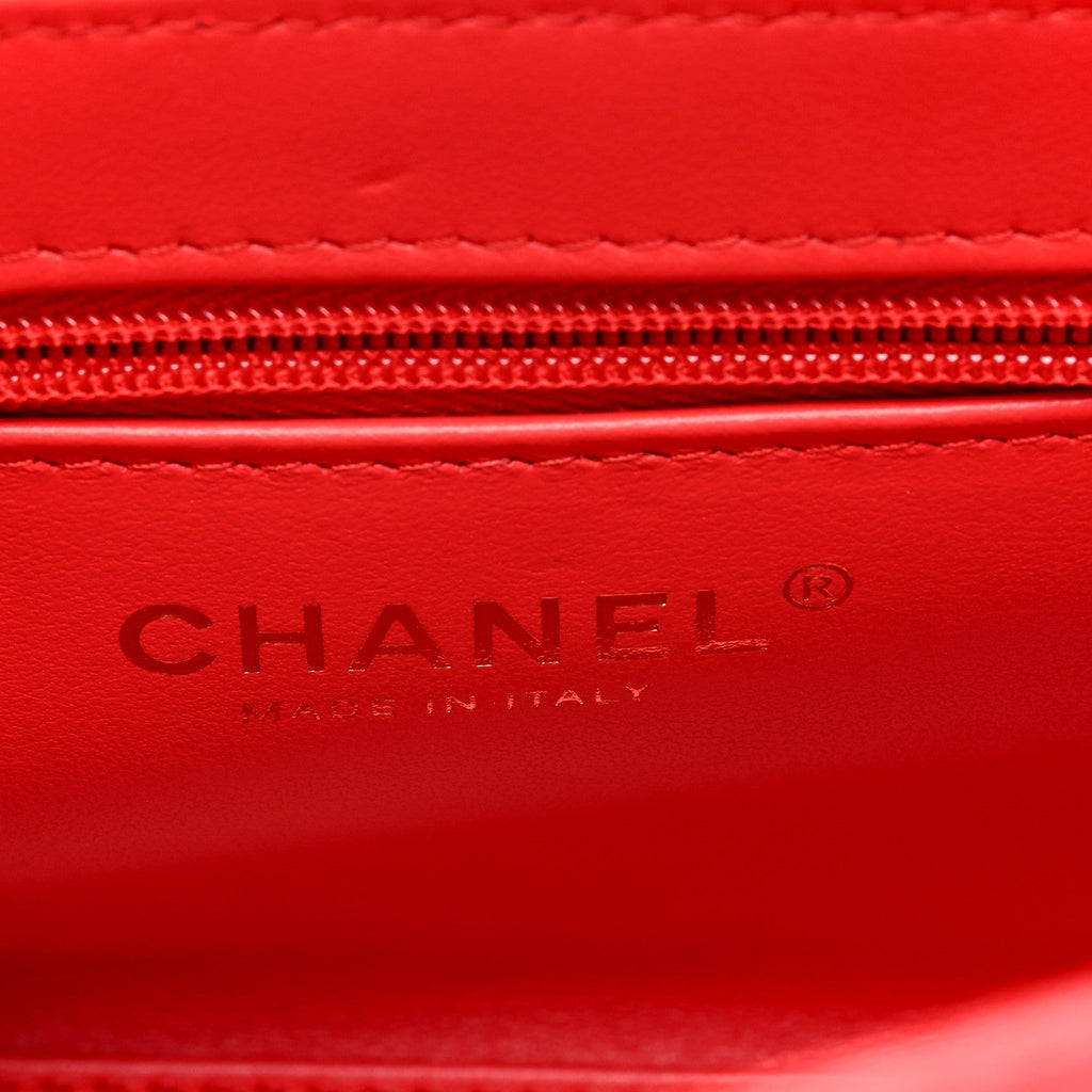 CHANEL SHINY AGED CALFSKIN QUILTED NANO KELLY SHOPPER BAG