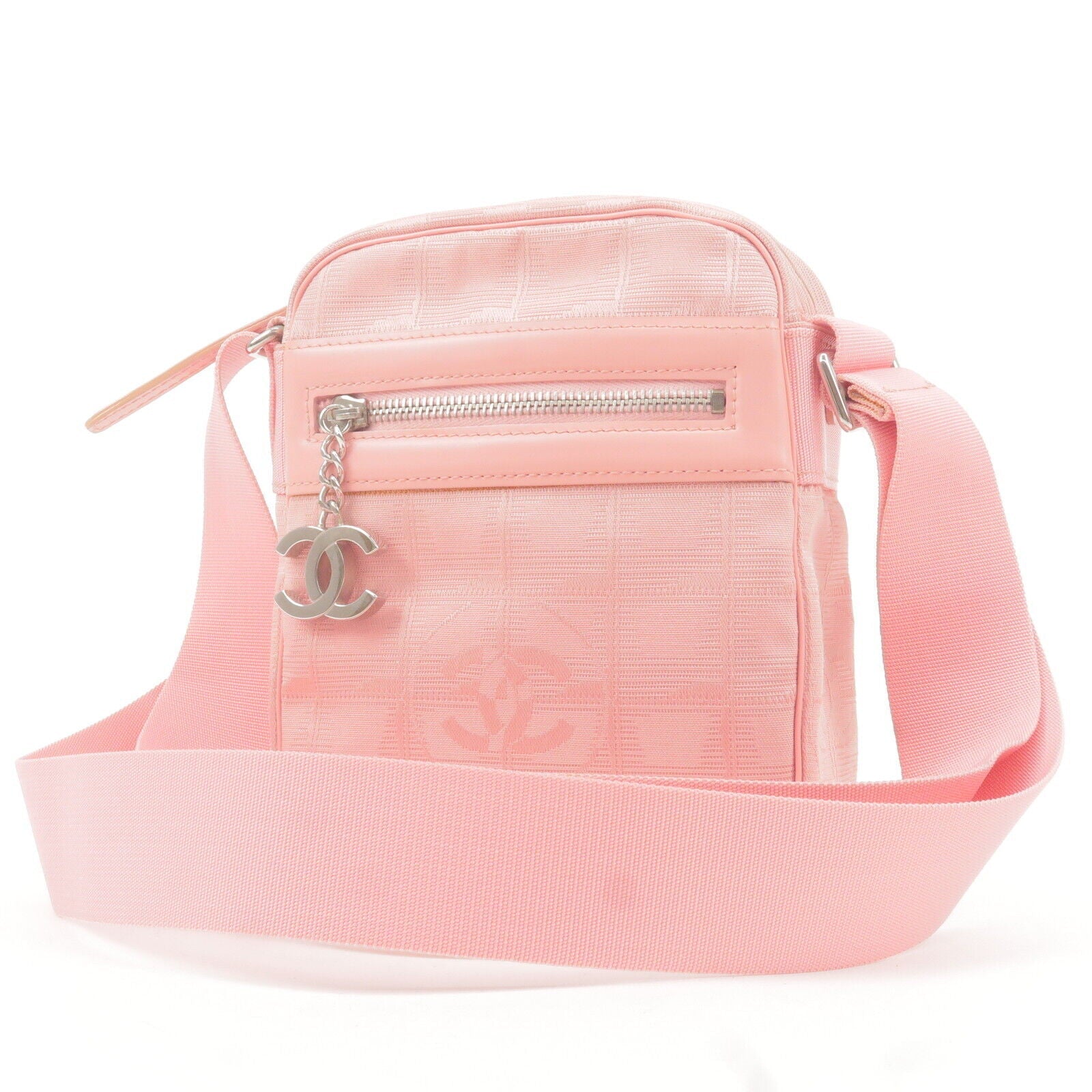 CHANEL TRAVEL LINE NYLON MINI CROSSBODY BAG