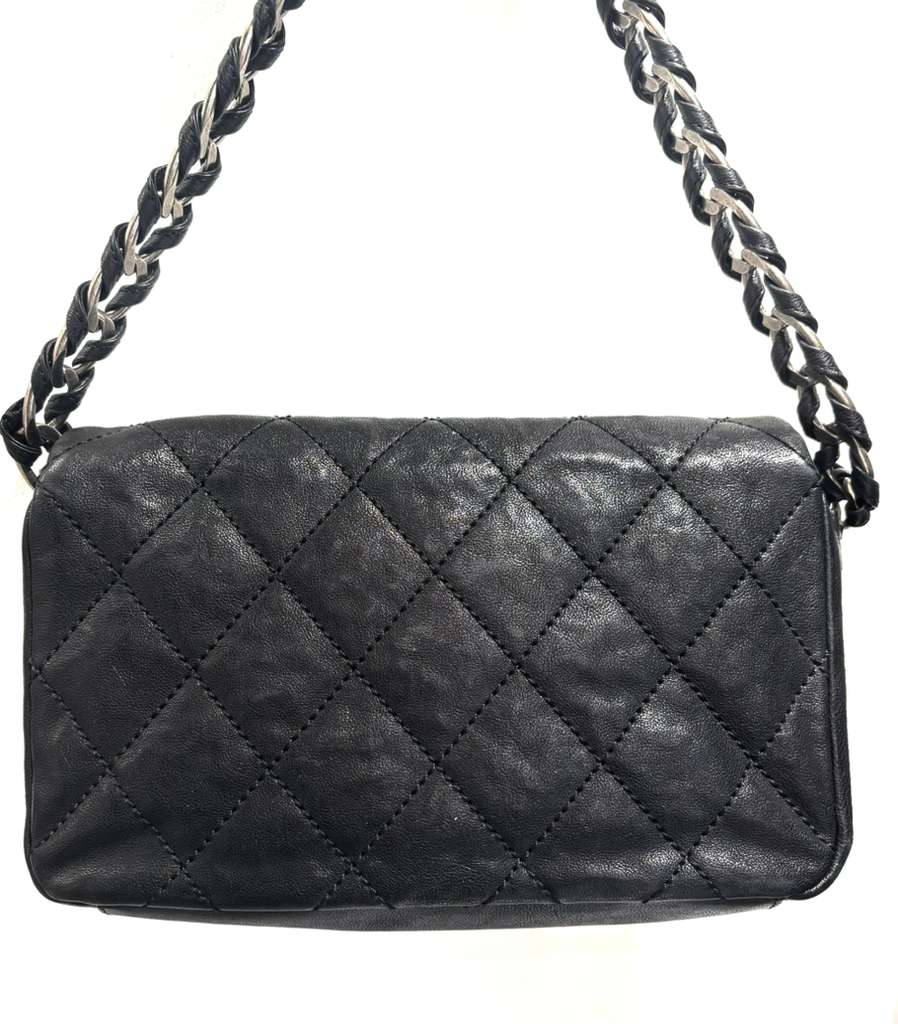 CHANEL GLAZED CAVIAR QUILTED MODERN CHAIN BAG
