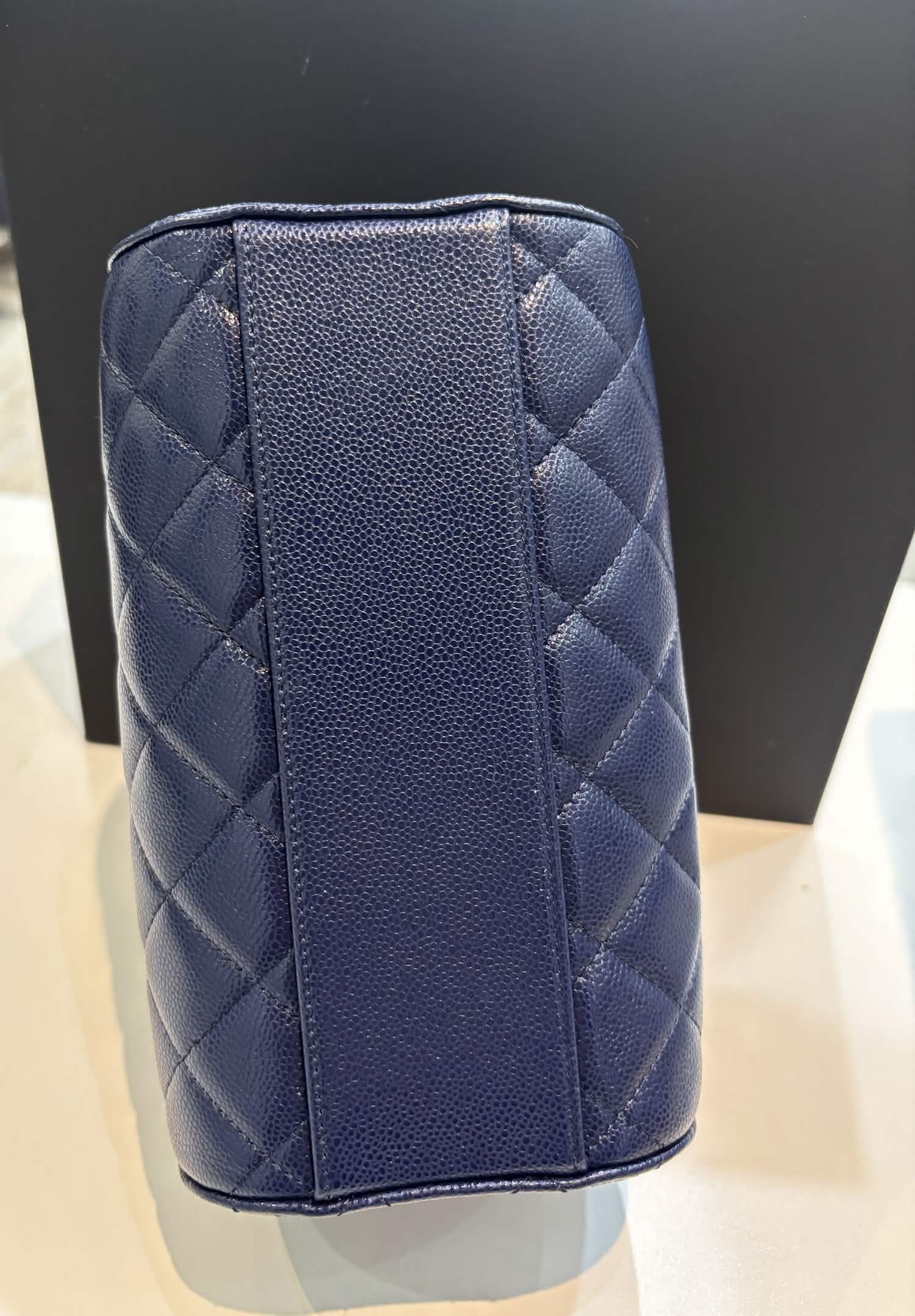 CHANEL MINI TIMELESS CLASSIC CAVIAR LEATHER BARREL BAG