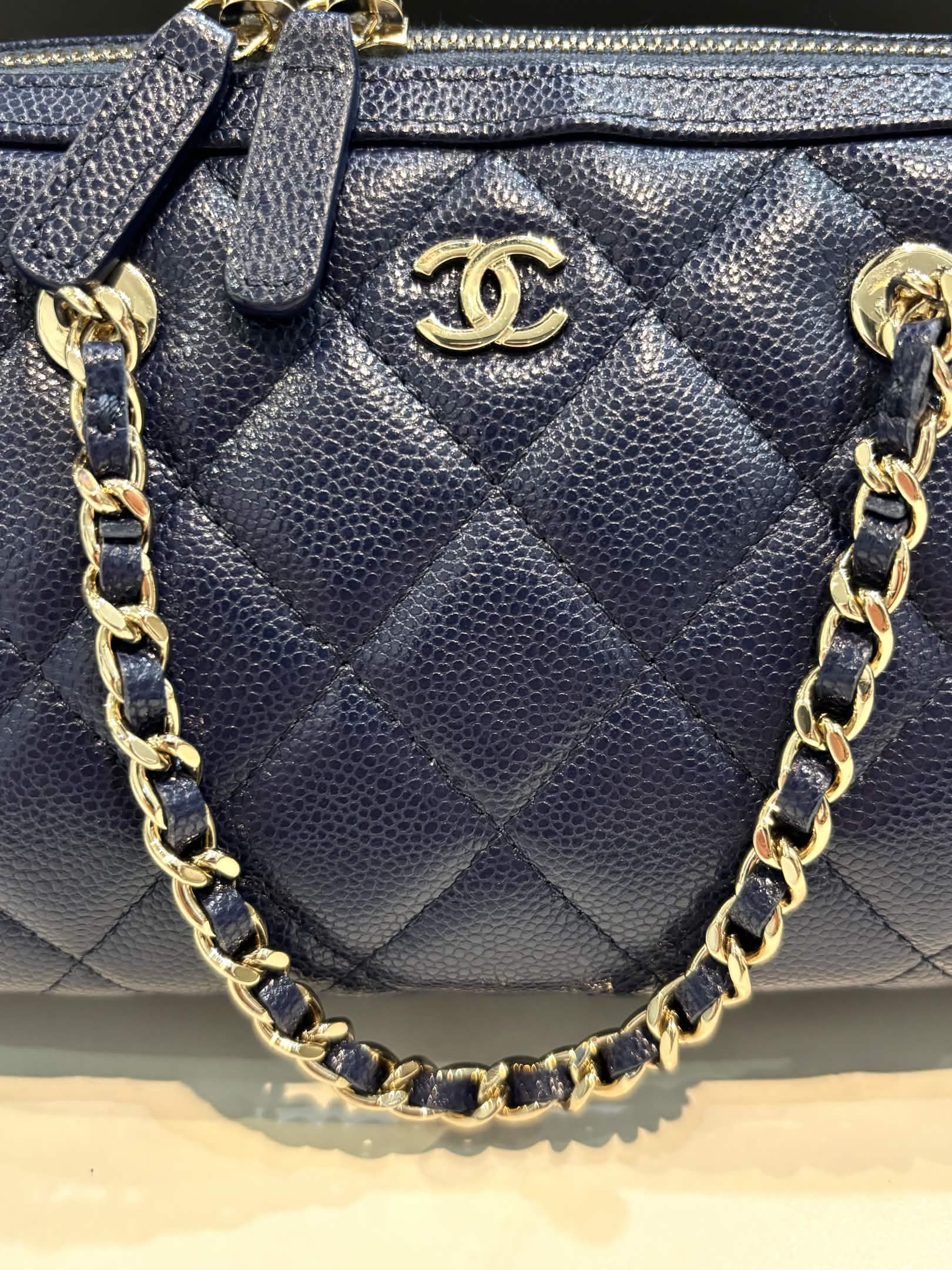CHANEL MINI TIMELESS CLASSIC CAVIAR LEATHER BARREL BAG