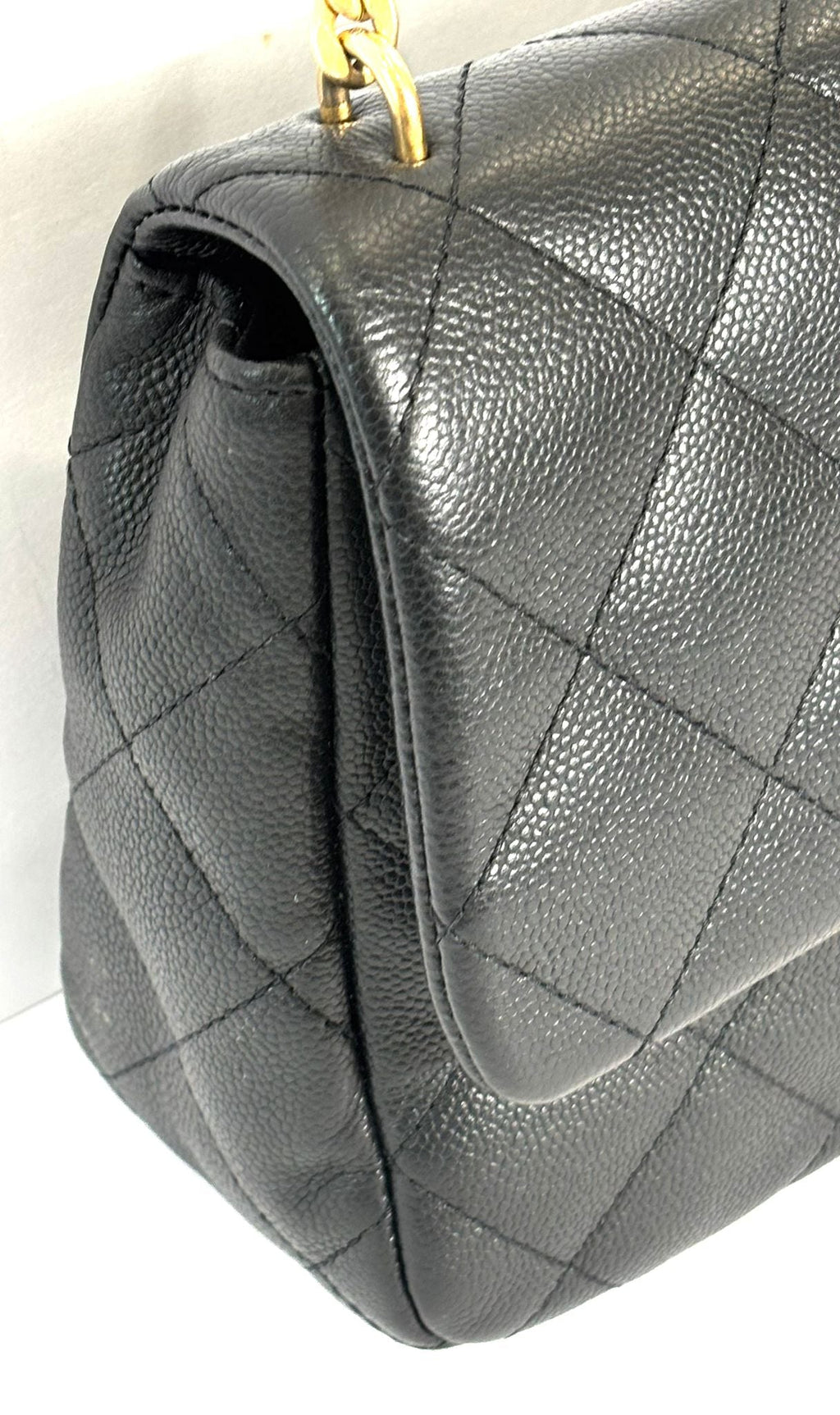 CHANEL CAVIAR QUILTED SWEETHEART MINI FLAP BAG