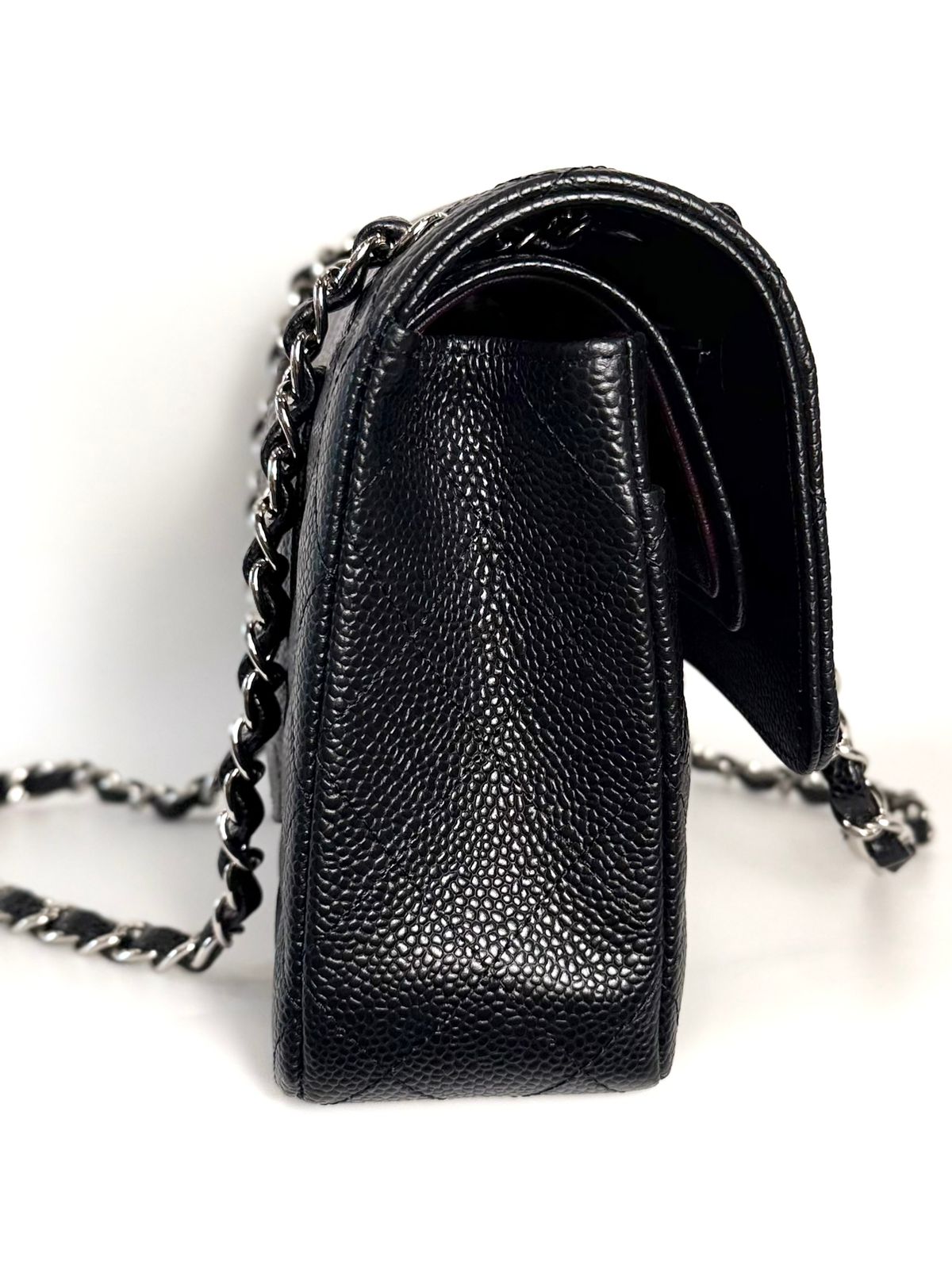 CHANEL CLASSIC  CAVIAR QUILTED DOUBLE FLAP MEDIUM BAG