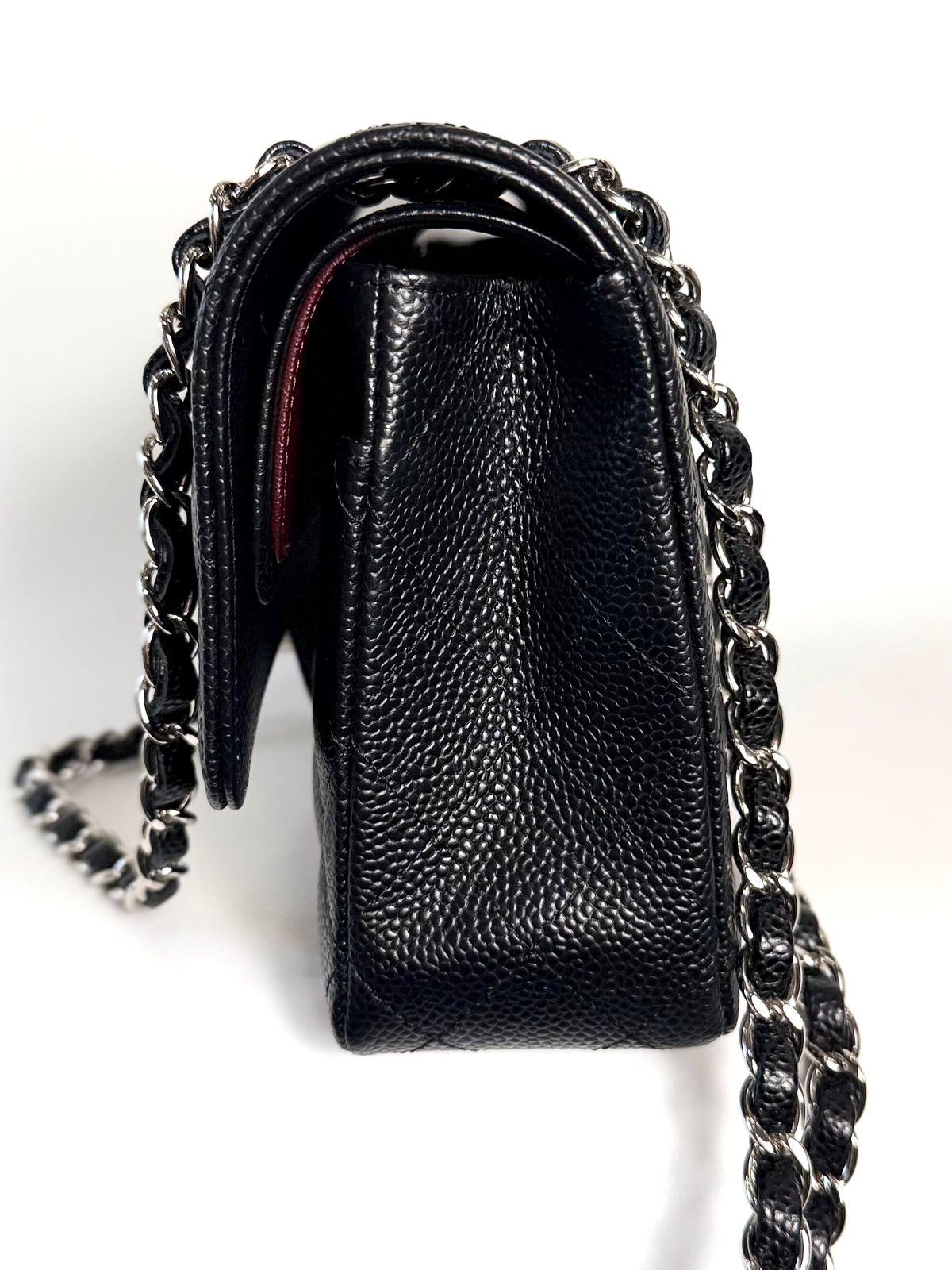 CHANEL CLASSIC  CAVIAR QUILTED DOUBLE FLAP MEDIUM BAG