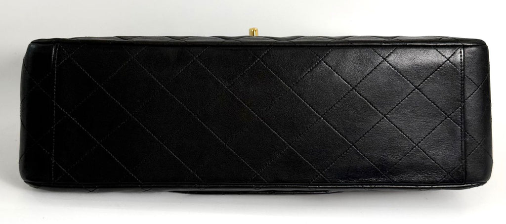CHANEL CLASSIC QUILTED LAMBSKIN LEATHER JUMBO XL MAXI FLAP BAG