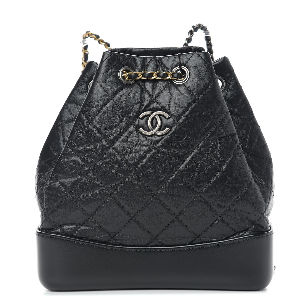 CHANEL AGED CALFSKIN QUILTED LEATHER SMALL GABRIELLE BACKPACK