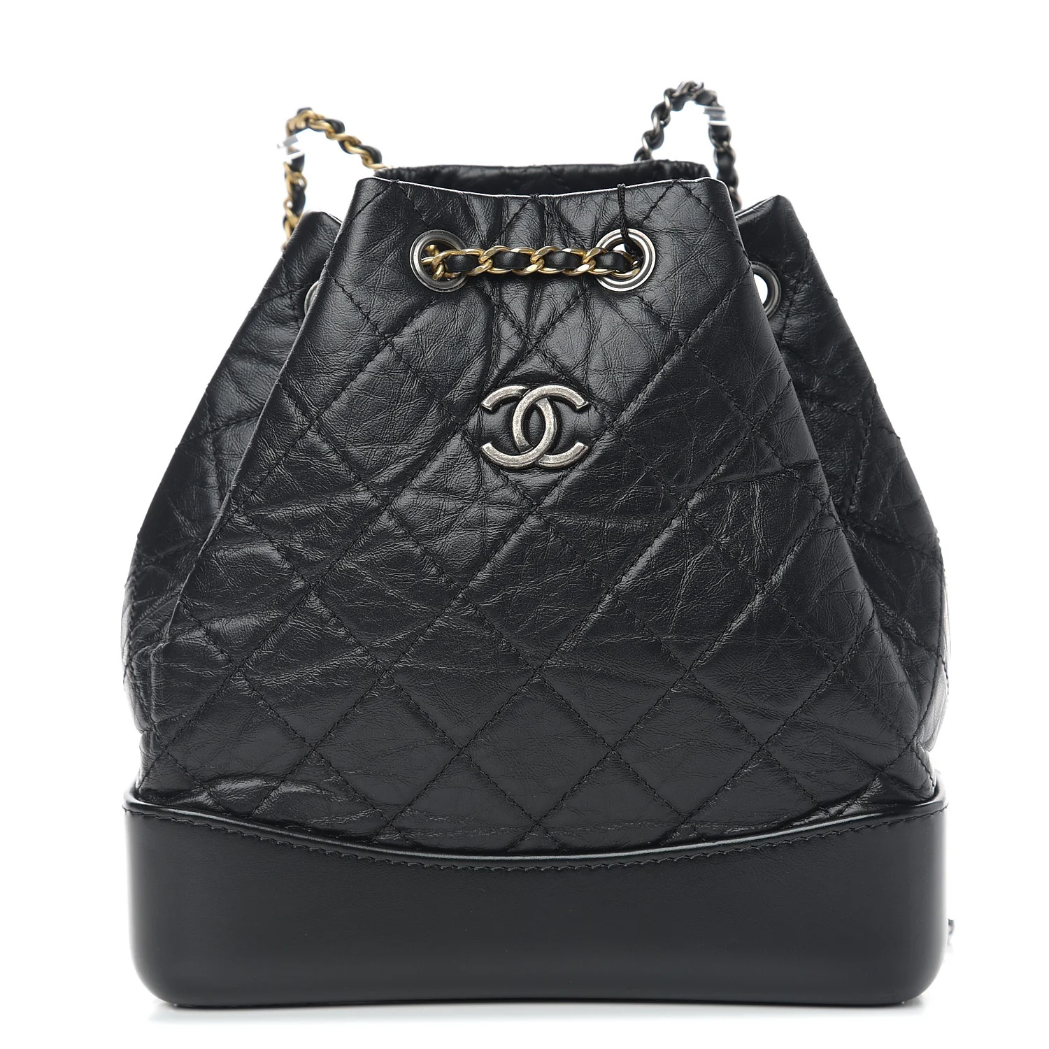 CHANEL AGED CALFSKIN QUILTED LEATHER SMALL GABRIELLE BACKPACK
