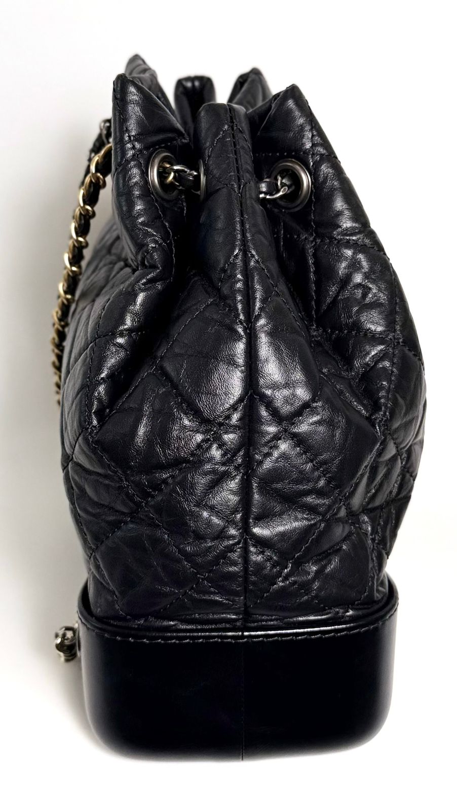 CHANEL AGED CALFSKIN QUILTED LEATHER SMALL GABRIELLE BACKPACK