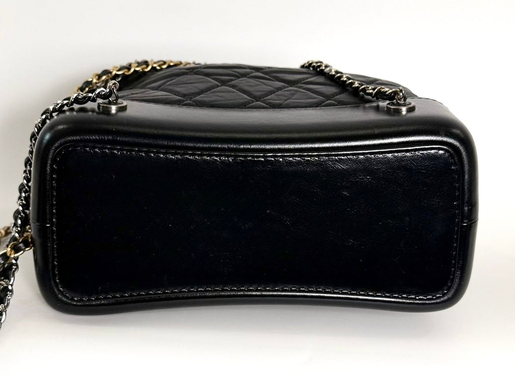 CHANEL AGED CALFSKIN QUILTED LEATHER SMALL GABRIELLE BACKPACK