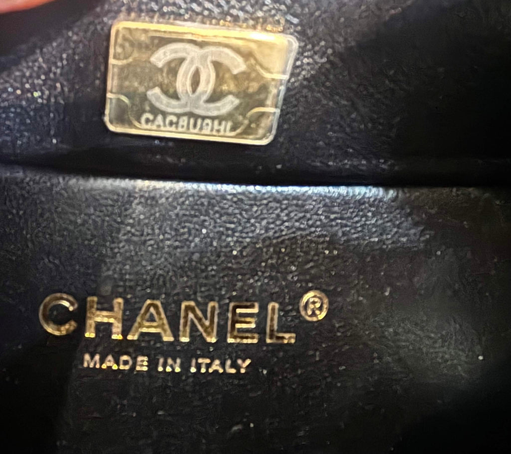 CHANEL MEDIUM AFTERNOON TEA LAMBSKIN LEATHER VANITY CASE